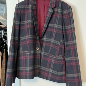 Express Plaid Blazer
